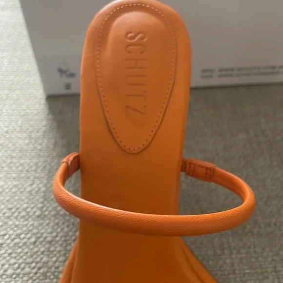 Schutz Agatha Sandal - Orange - Picture 9 of 15